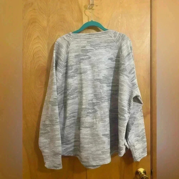 Eddie Bauer Ultra Soft Sweatshirt Camo Grey Size Xxl NWT - Picture 11 of 13
